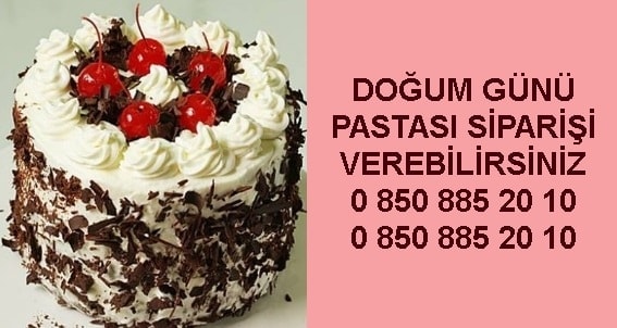 Kıbrıs Çikolatalı vişneli yaş pasta doğum günü pasta siparişi satış